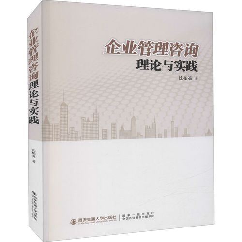 企業管理咨詢理論與實踐 沈柏亮 著 西安交通大學出版社 書籍